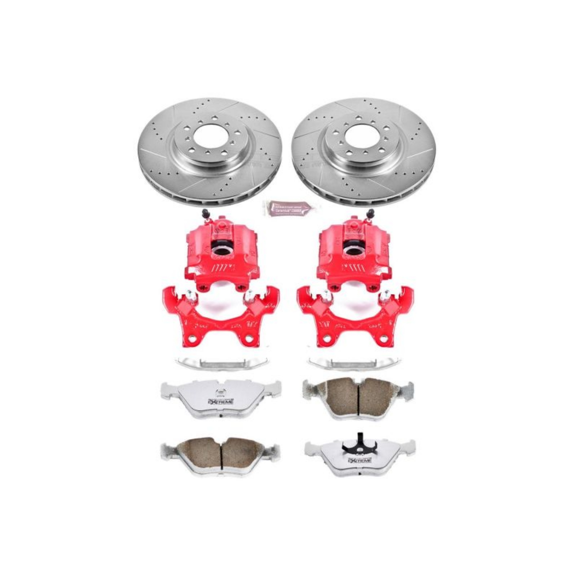 Picture of Power Stop 95-99 BMW M3 Front Z26 Street Warrior Brake Kit w-Calipers