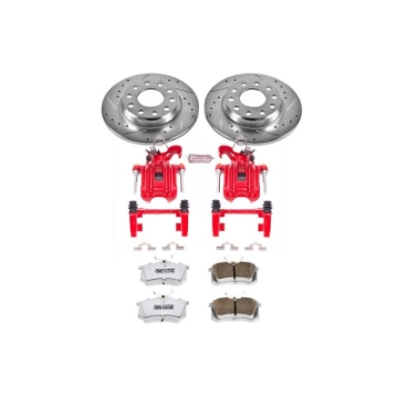 Picture of Power Stop 02-05 Audi A4 Rear Z26 Street Warrior Brake Kit w-Calipers