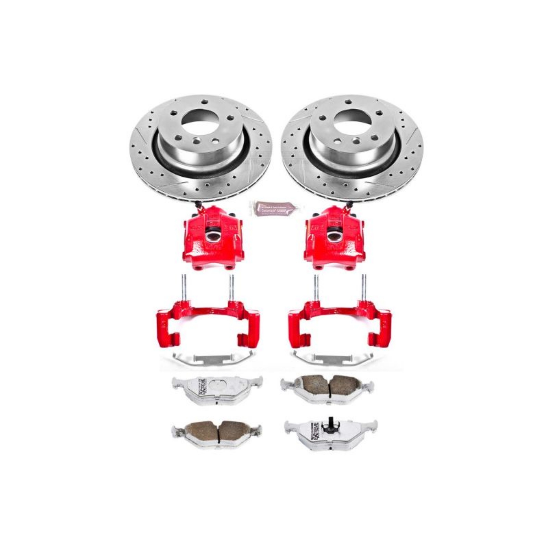 Picture of Power Stop 03-08 BMW Z4 Rear Z26 Street Warrior Brake Kit w-Calipers
