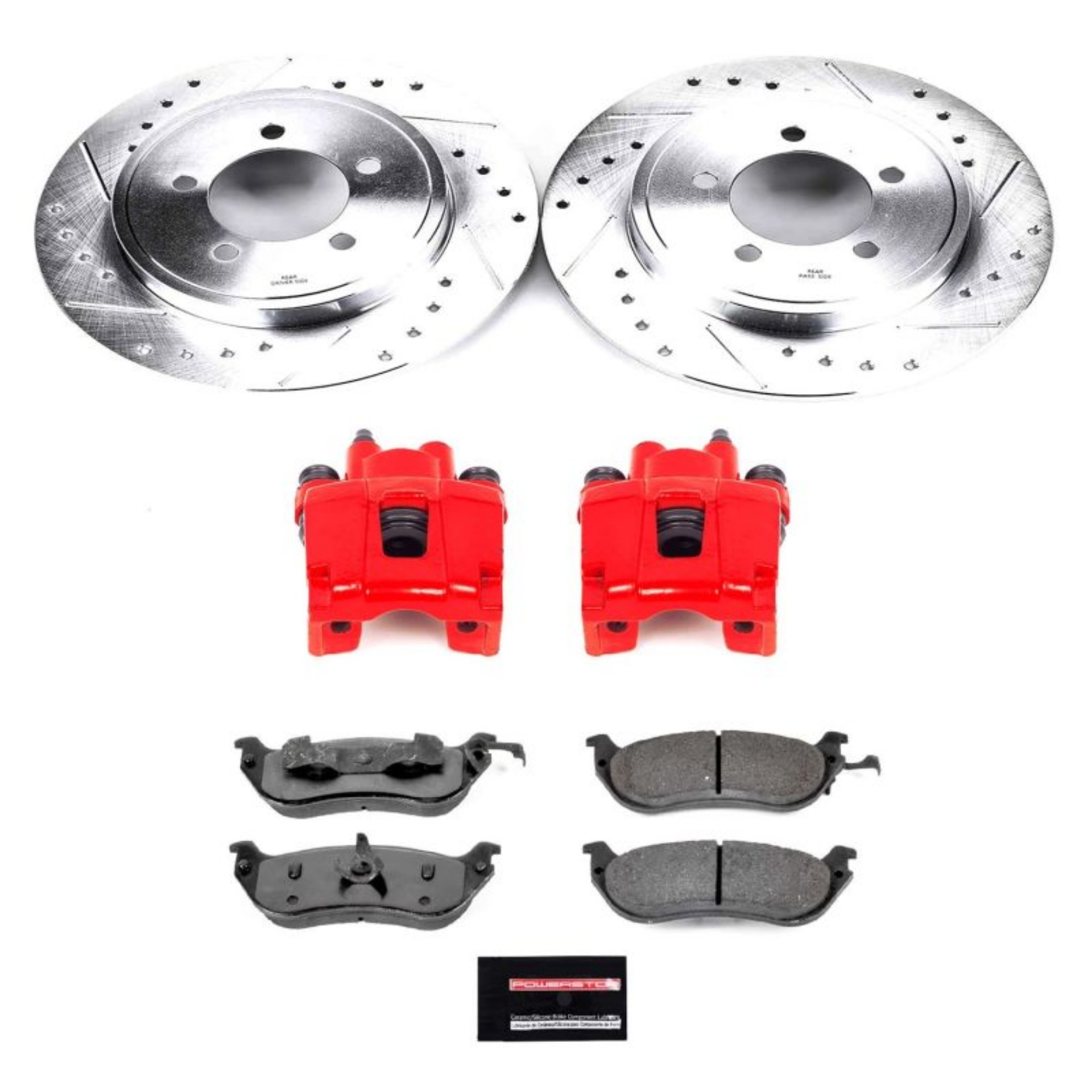 Picture of Power Stop 02-05 Ford Explorer Rear Z36 Truck & Tow Brake Kit w-Calipers
