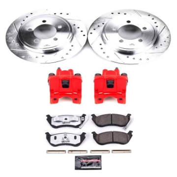 Picture of Power Stop 06-10 Ford Explorer Rear Z36 Truck & Tow Brake Kit w-Calipers