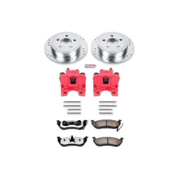 Picture of Power Stop 03-07 Jeep Liberty Rear Z36 Truck & Tow Brake Kit w-Calipers