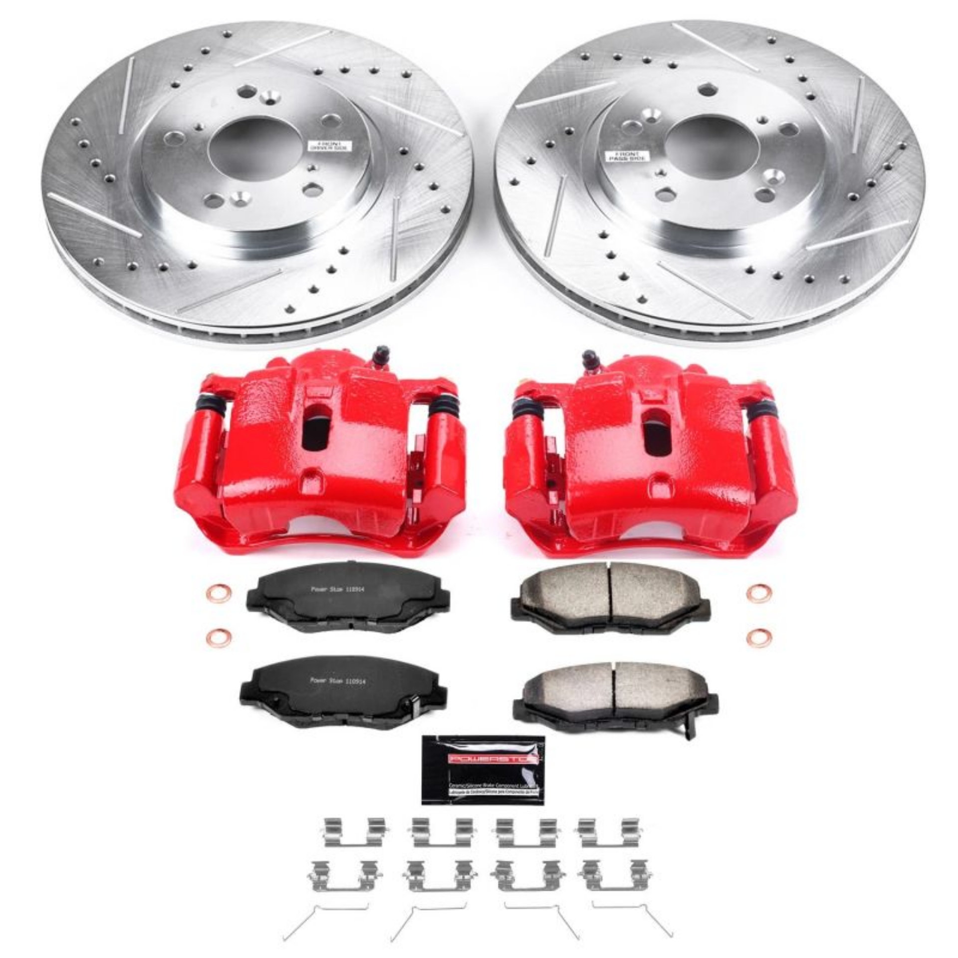 Picture of Power Stop 03-08 Honda Pilot Front Z36 Truck & Tow Brake Kit w-Calipers