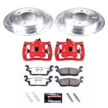 Picture of Power Stop 06-10 Hummer H3 Rear Z36 Truck & Tow Brake Kit w-Calipers