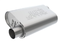 Picture of Borla CrateMuffler BBC 396 2-5 inch Offset-Offset 14in x 4-35in x 9in Oval Muffler