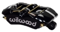 Picture of Wilwood Caliper-Forged Dynapro 4 5-25in Mount-Black-Universal 1-38-1-38in Pistons -81in Disc