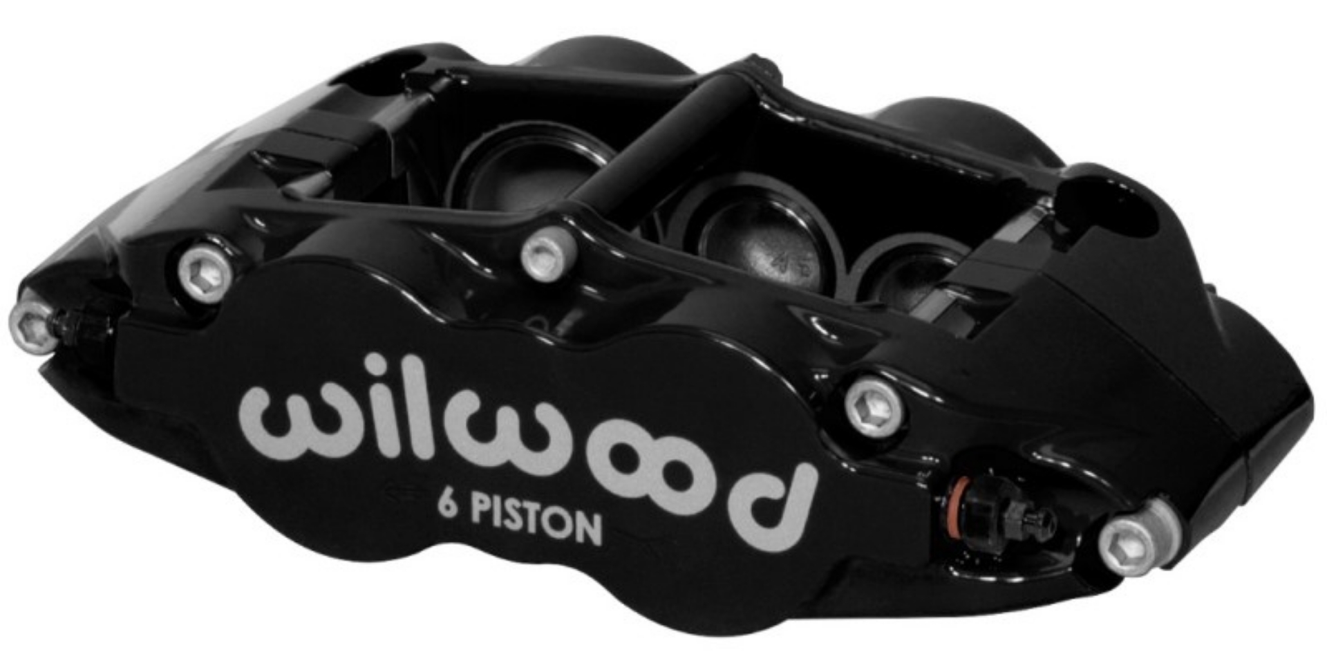 Picture of Wilwood Caliper-Forged Narrow Superlite 6R-R-H 1-75-1-25in-1-25in Pistons 1-25in Rotor - Black