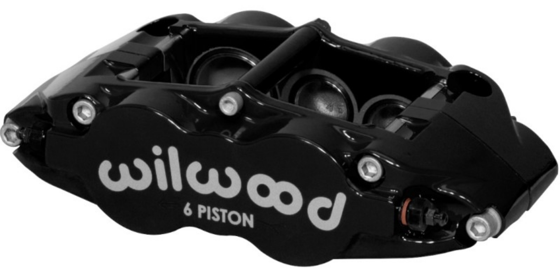 Picture of Wilwood Caliper-Forged Narrow Superlite 6R-L-H 1-75-1-25in-1-25in Pistons 1-25in Rotor - Black
