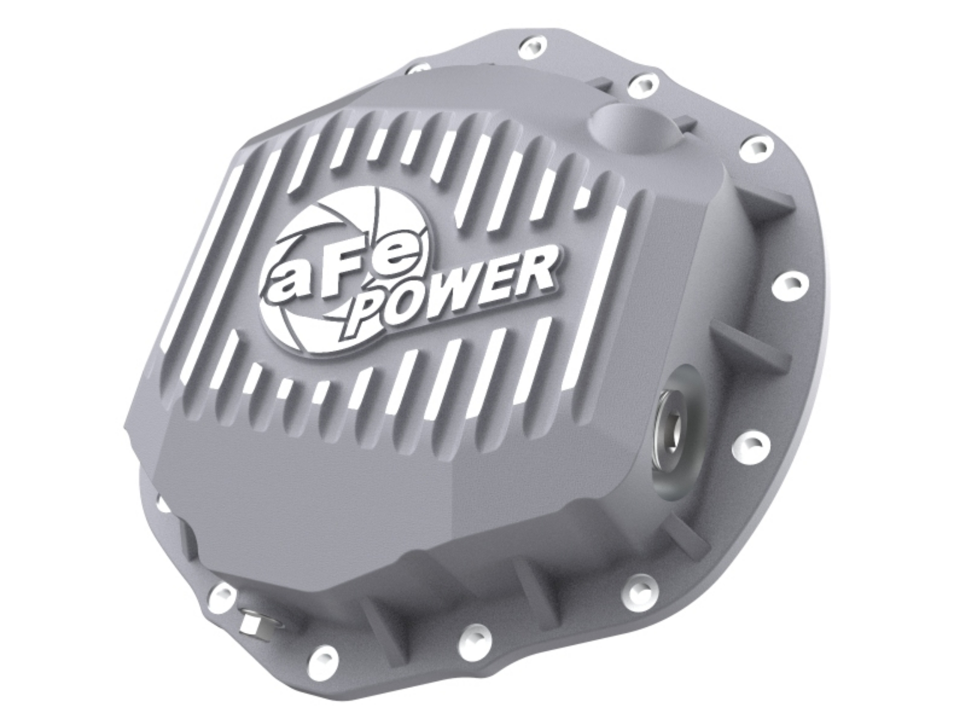 Picture of aFe Street Series Rear Differential Cover Raw w- Machined Fins 19-20 Ram 2500-3500