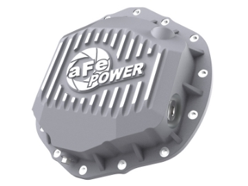 Picture of aFe Street Series Rear Differential Cover Raw w- Machined Fins 19-20 Ram 2500-3500