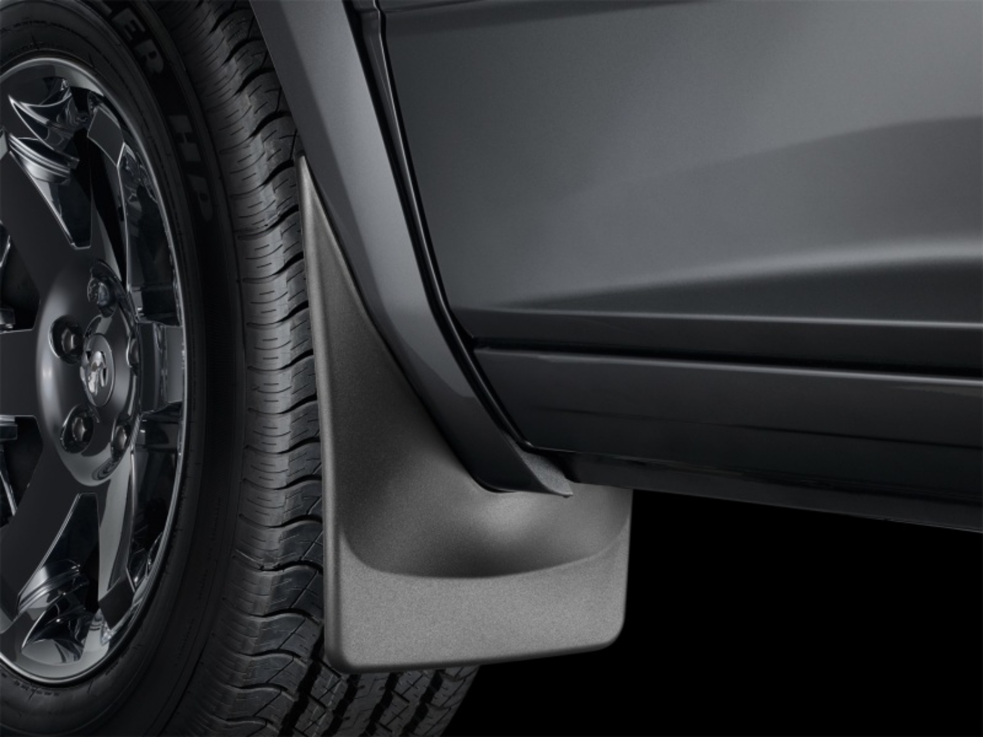 Picture of WeatherTech 2018+ Jeep Compass Rear No Drill MudFlaps - Black