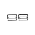 Picture of Rugged Ridge 97-06 Jeep Wrangler TJ Stainless Steel Side Marker - Turn Signal Euro Guard Set