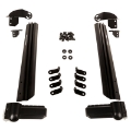 Picture of Rugged Ridge 07-18 Jeep Wrangler JK Elite Fast Track Windshield Light Bar Mount w-o Crossbar