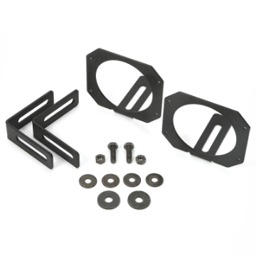 Picture of Rugged Ridge 07-18 Jeep Wrangler JK 3-5in Round - 3in Cube LED Light Mount Brackets