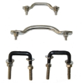 Picture of Rugged Ridge 55-95 Jeep CJ - Jeep Wrangler Stainless Steel Windshield Tie Down Kit