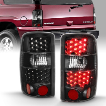 Picture of ANZO 2000-2006 Chevrolet Tahoe Led Taillights Black-Clear