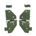 Picture of Rugged Ridge 76-86 Jeep CJ - 87-95 Jeep Wrangler YJ Black Windshield Hinges