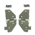 Picture of Rugged Ridge 76-86 Jeep CJ - 87-95 Jeep Wrangler YJ Black Windshield Hinges