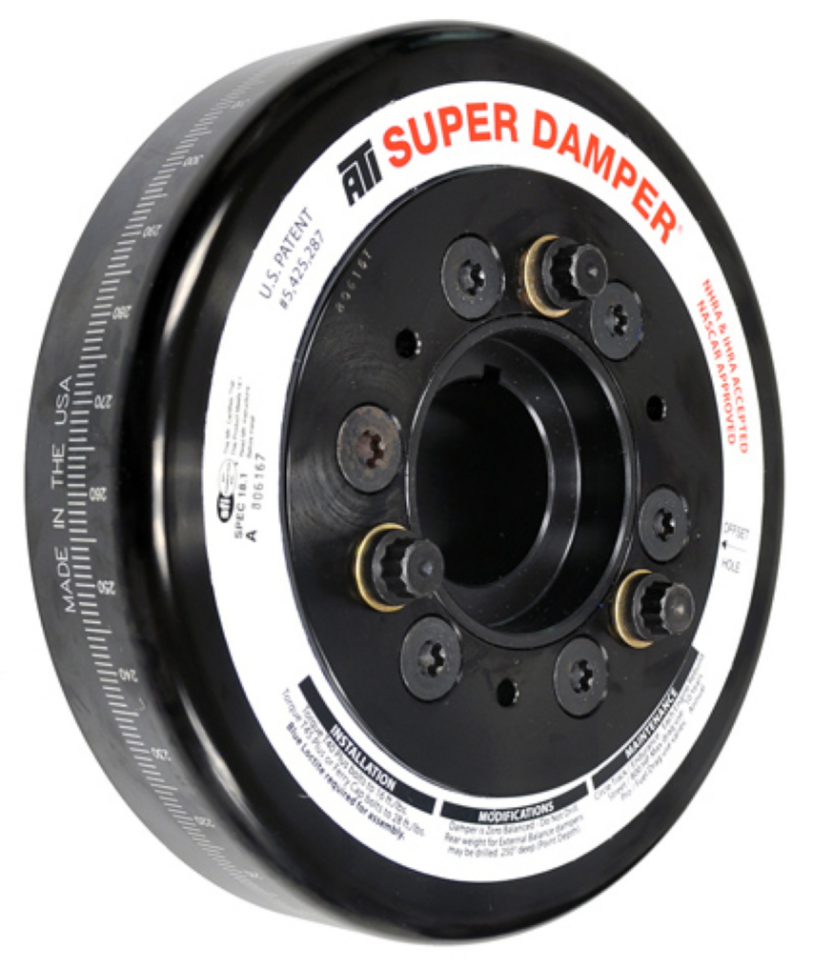 Picture of ATI Damper - 7-074in - Steel - Chevy BB - 3 Ring - 1Pc