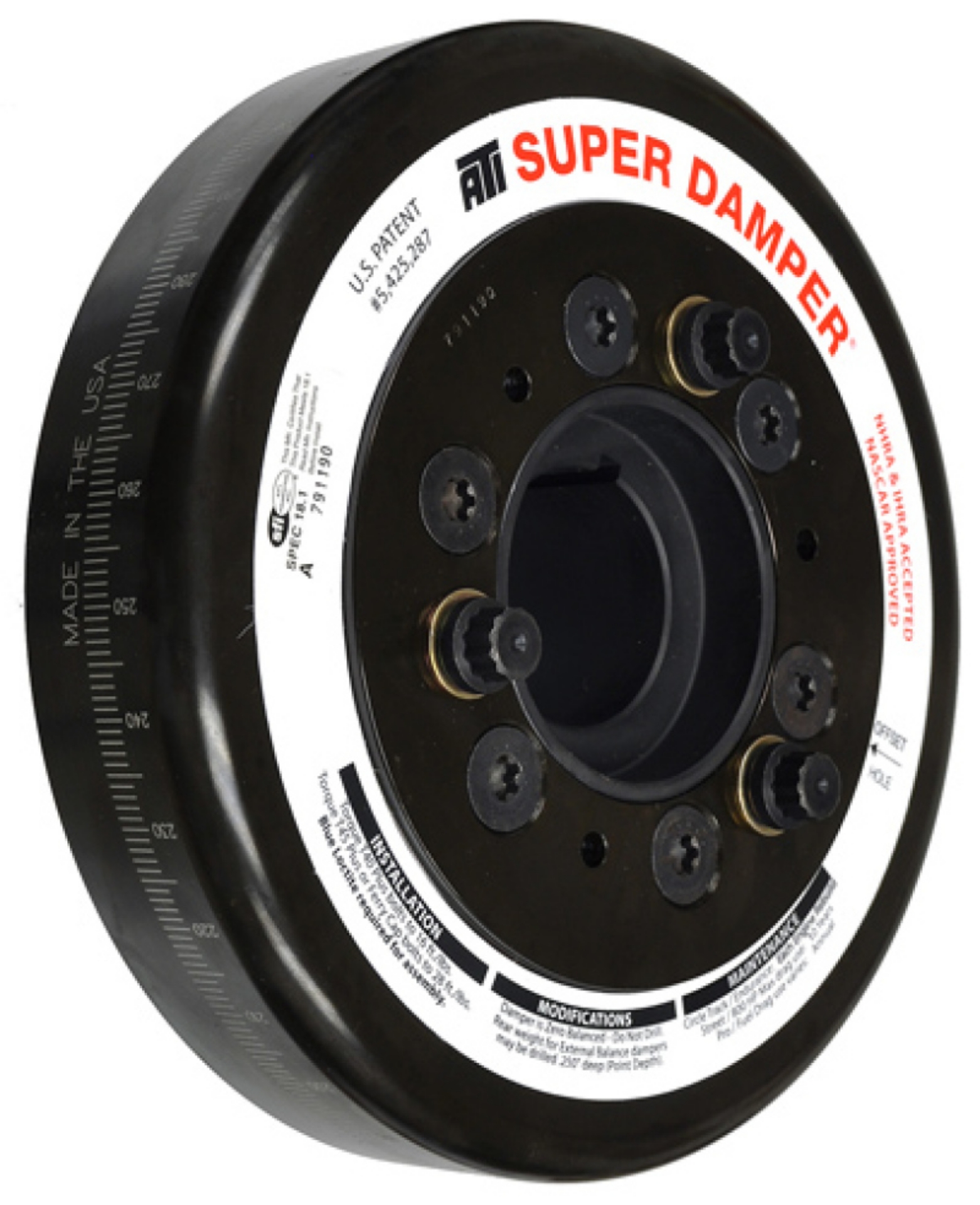 Picture of ATI Damper - 7-074in - Steel - Chevy BB - 3 Ring