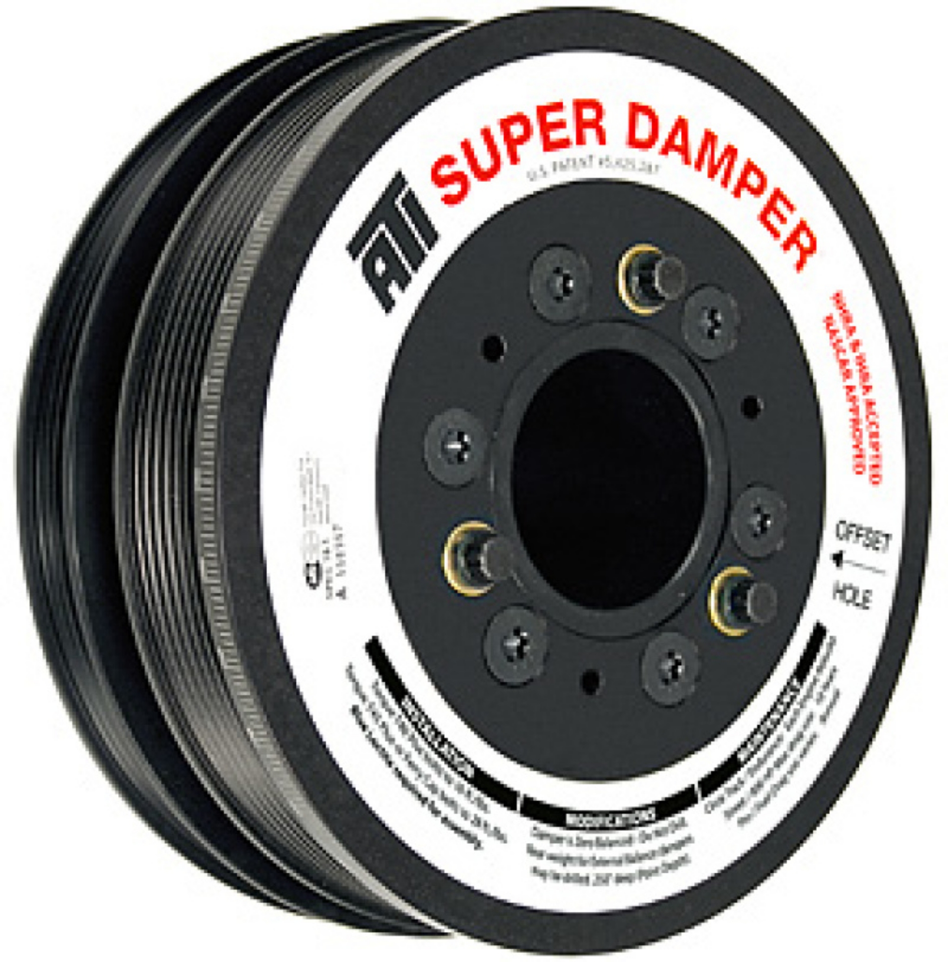 Picture of ATI Damper - 7-48in - Alum LW - 6-4 Grv - LS1-2-3-6 & L76 - 97-13 - Y Body & SS & G8 - 3 Ring