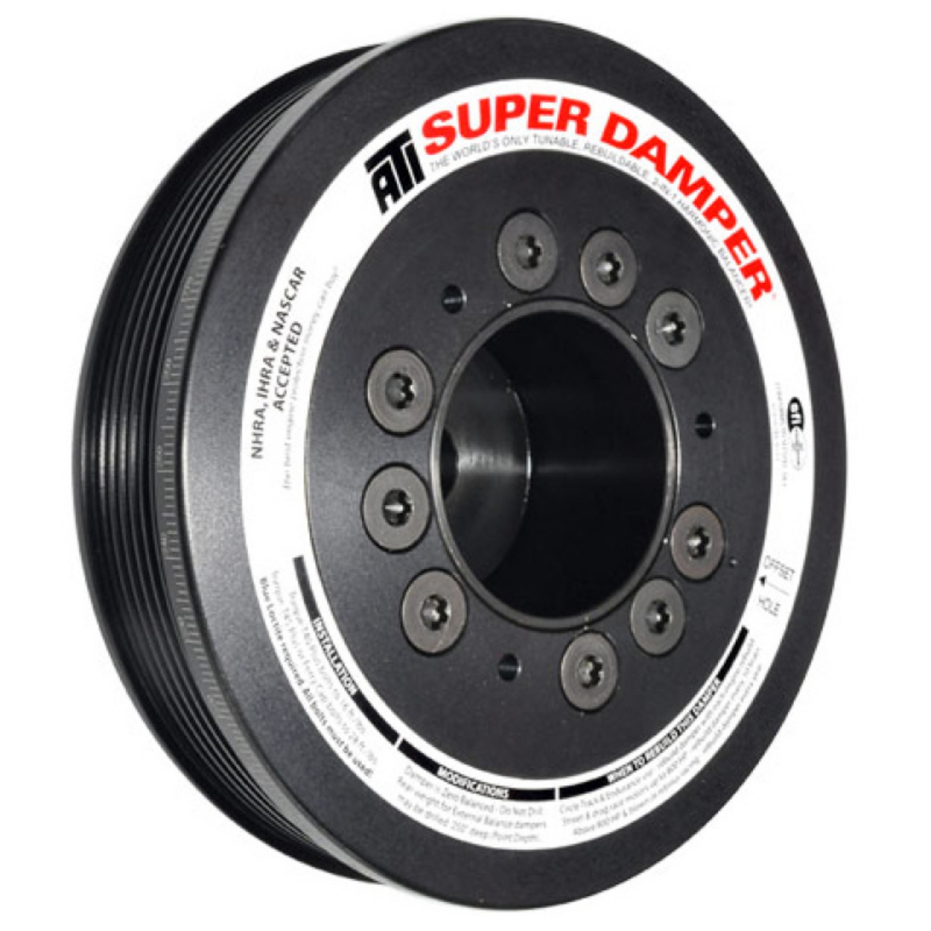 Picture of ATI Damper - 6-570in - Alum - 6 Grv - Audi - Street