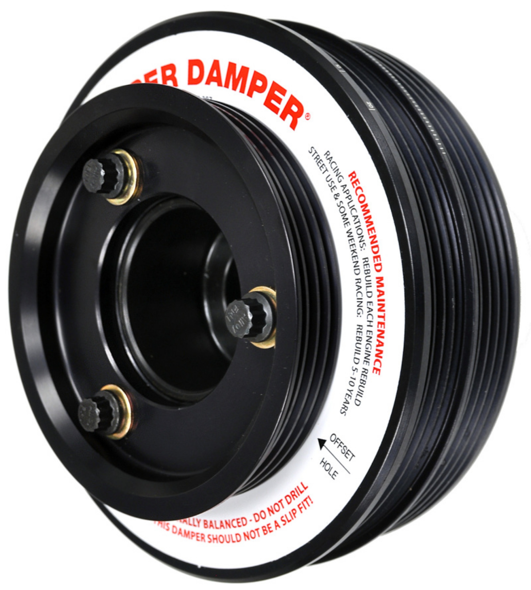 Picture of ATI Damper - 5-67in - Alum - 2 4 & 5 Grv - Nissan - SR20 Rwd - Street - 1Pc