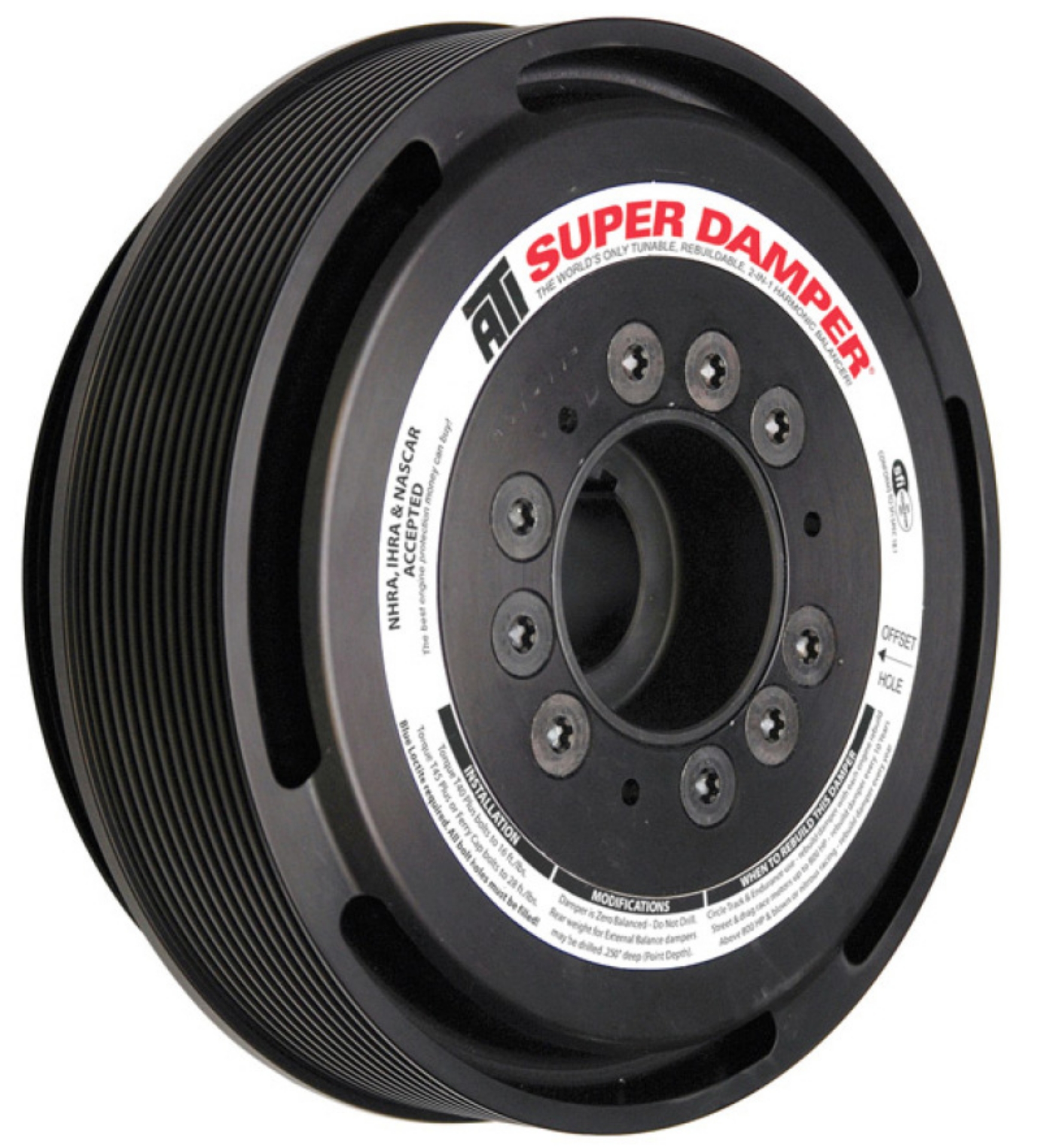 Picture of ATI Damper - 7-53in - Alum - 11 & 6 Grv - LS9 - Y Body - OEM Size - Zr1