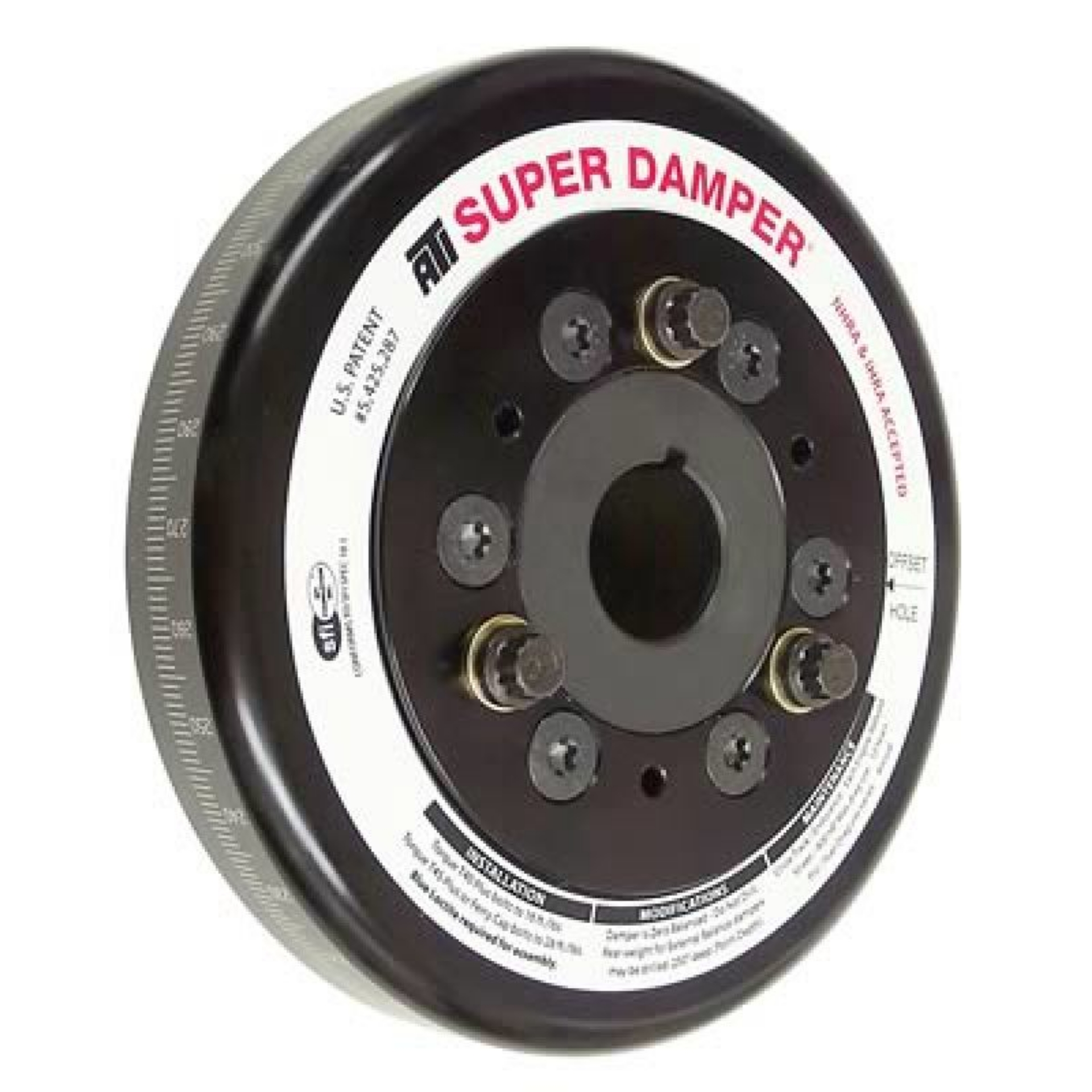 Picture of ATI Damper - 7-074in - Steel - Chevy SB-90 Deg V6 - Blower & BBC Seal - 6 Bolt - Dual Key - 3 Ring