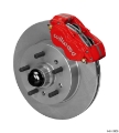 Picture of Wilwood Forged Dynalite Pro Front Kit 11-00in One Piece HP Hub and Rotor - Red