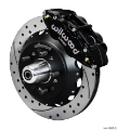 Picture of Wilwood Narrow Superlite 6R Front Big Brake Kit 12-88in SRP Drilled and Slotted Rotor - Black