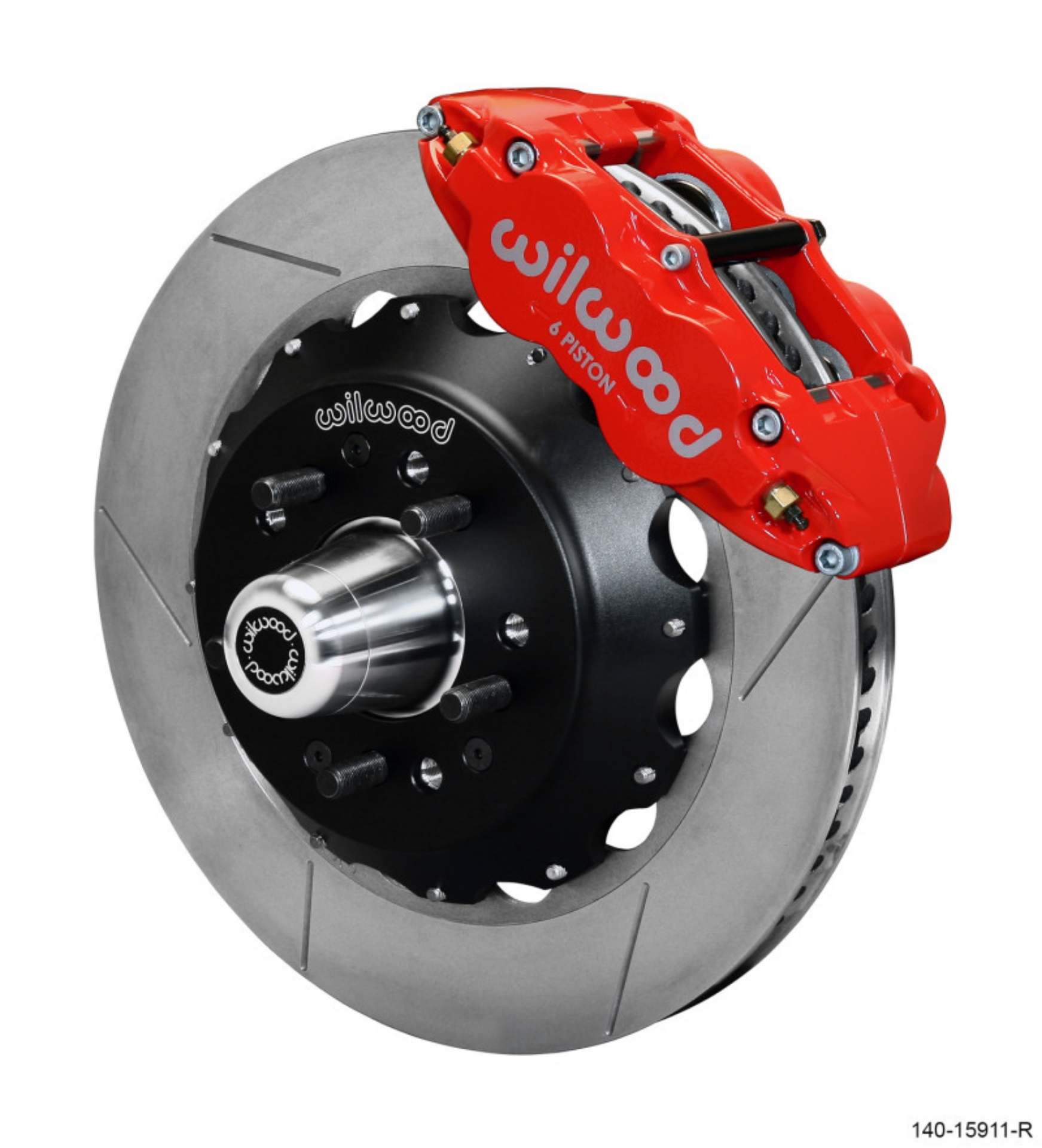 Picture of Wilwood Narrow Superlite 6R Front Big Brake Kit 14-00in GT competition Series Rotor - Red