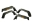 Picture of Rugged Ridge Hurricane Fender Flare Kit EU Textured 07-18 Jeep Wrangler JK