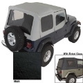 Picture of Rugged Ridge S-Top Door Skins Black Tinted Windows 88-95 Jeep Wrangler YJ