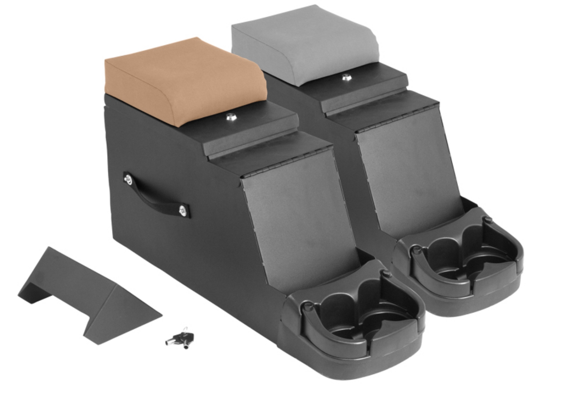 Picture of Rugged Ridge Stereo Security Console Gray 76-95 Jeep CJ - Jeep Wrangler
