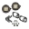 Picture of Rugged Ridge 07-18 Jeep Wrangler JK Dual Beam Circular LED Light Kit