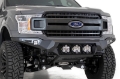 Picture of Addictive Desert Designs 18-20 Ford F-150 Bomber Front Bumper w- 3 Baja Designs LP6 Mounts