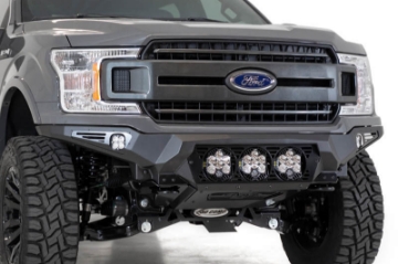 Picture of Addictive Desert Designs 18-20 Ford F-150 Bomber Front Bumper w- 3 Baja Designs LP6 Mounts