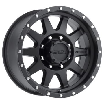 Picture of Method MR301 The Standard 17x9 -12mm Offset 8x6-5 130-81mm CB Matte Black Wheel
