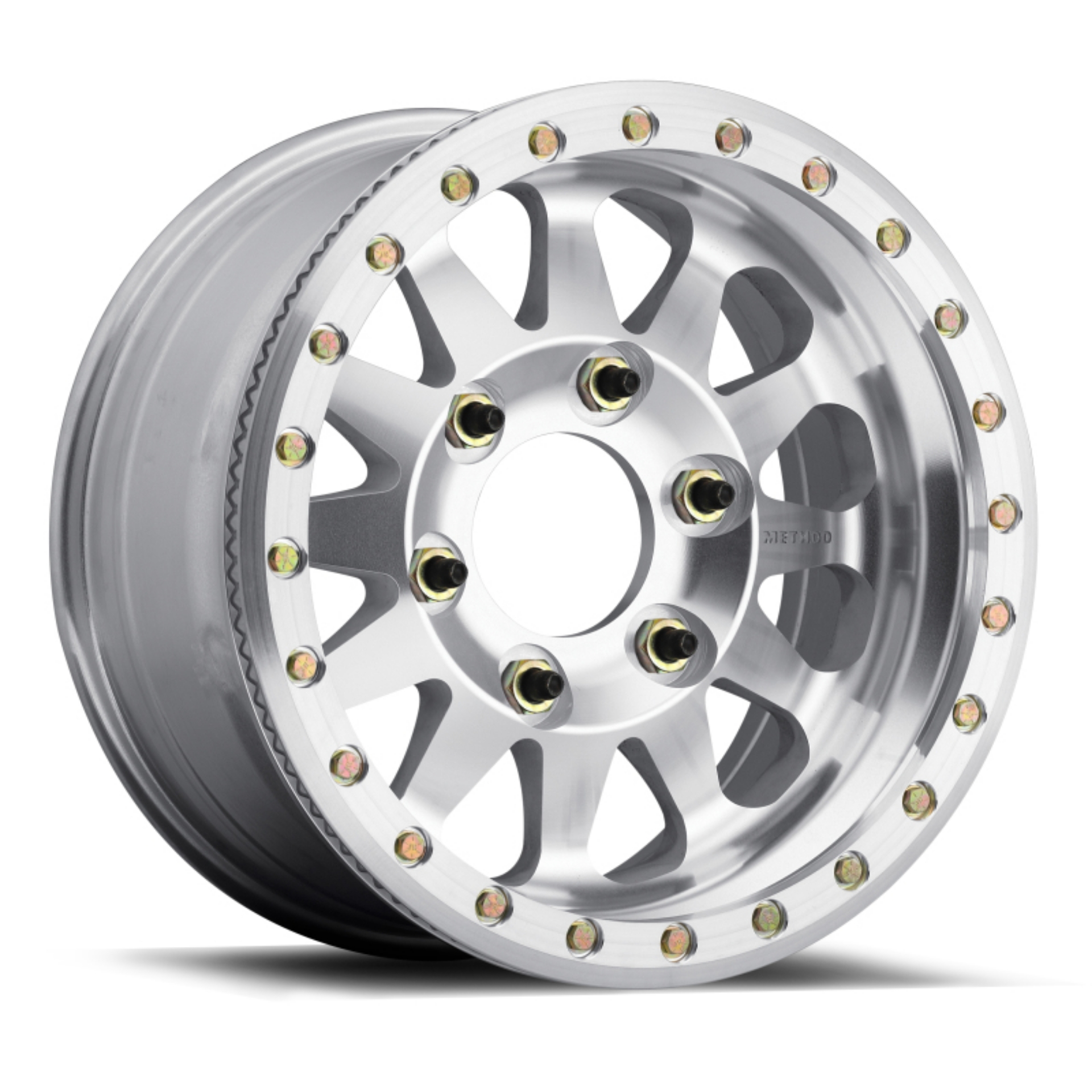Picture of Method MR101 Beadlock 17x9 -12mm Offset 6x5-5 108mm CB Raw Machined w-BH-H24125 Wheel