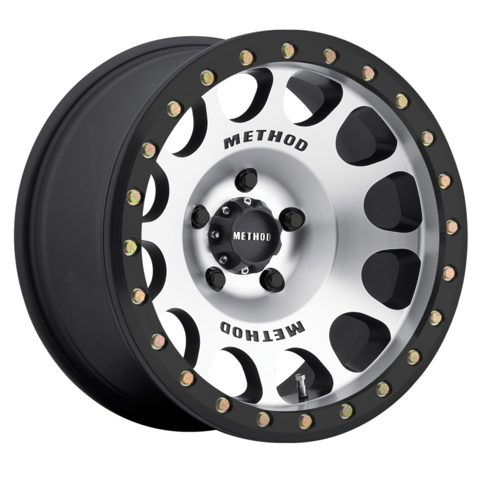 Picture of Method MR105 Beadlock 17x9 -38mm Offset 6x5-5 108mm CB Machined w-Matte Black Ring Wheel