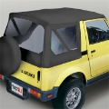 Picture of Rugged Ridge XHD S-Top Black Denim Clear Windows 81-98 Samurais