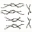 Picture of Rugged Ridge Side Decals Pair Barbed Wire 07-18 Jeep Wrangler