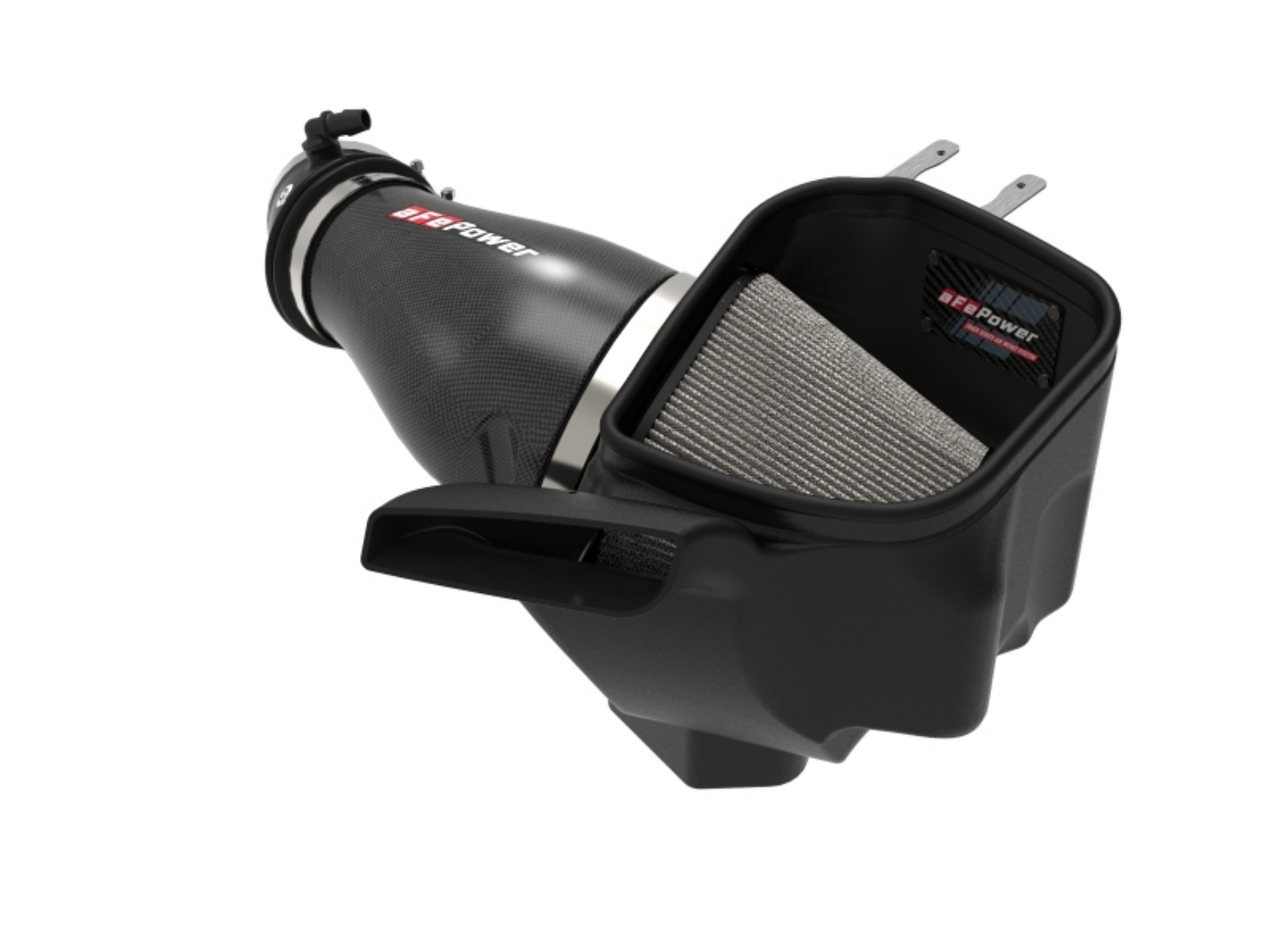 Picture of aFe Track Series Carbon Fiber Pro Dry S AIS - 19-20 Jeep Grand Cherokee Trackhawk 6-2L