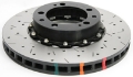 Picture of DBA 95-97 Porsche 911 Carrera Front T3 5000 Series Uni-Directional Slotted Rotor w- Black Hat
