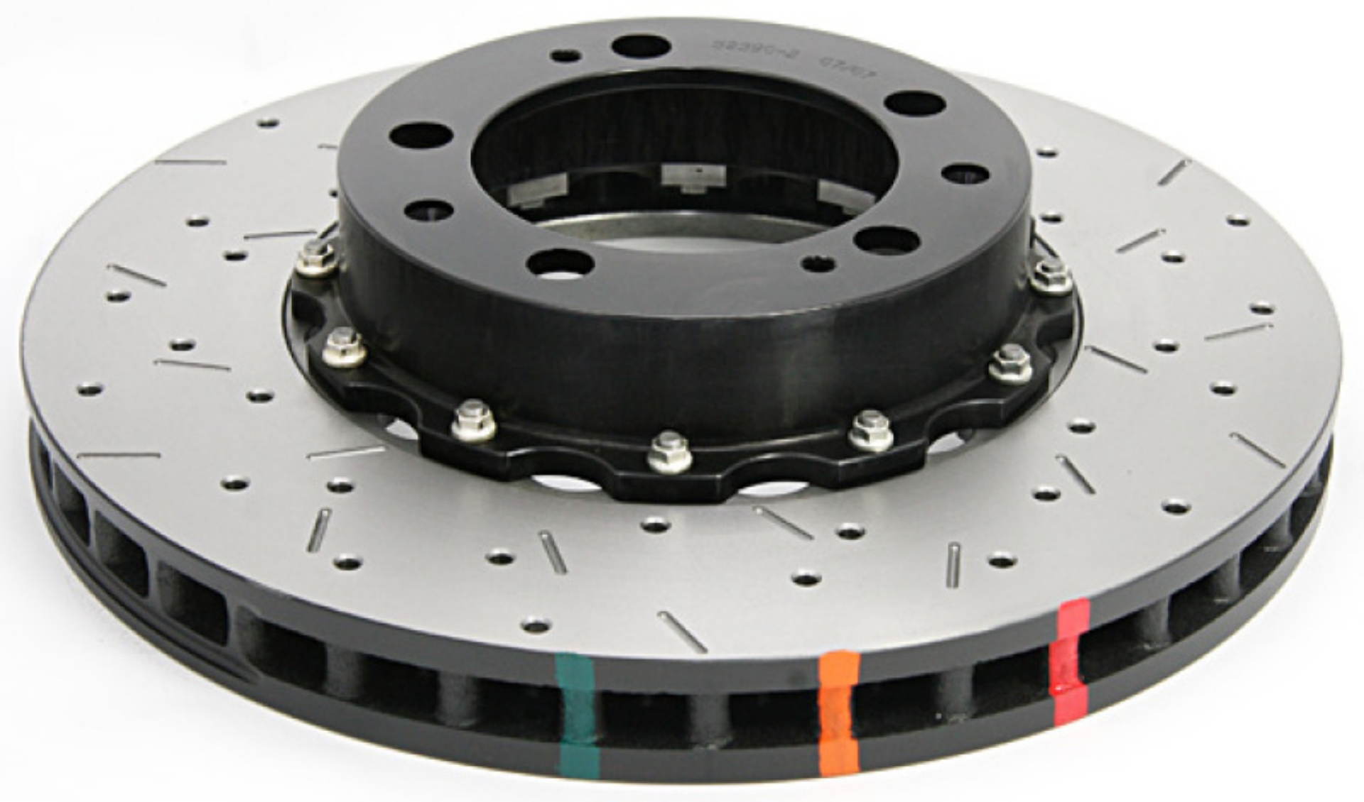 Picture of DBA 95-97 Porsche 911 Carrera Front T3 5000 Series Uni-Directional Slotted Rotor w- Black Hat