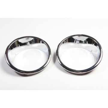 Picture of Rugged Ridge Headlight Bezels Chrome 07-18 Jeep Wrangler JK