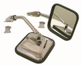 Picture of Rugged Ridge 55-86 Jeep CJ Chrome CJ-Style Side Mirror Kit