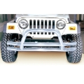 Picture of Rugged Ridge 3-In Double Tube Front Bumper SS 76-06 Models