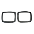 Picture of Rugged Ridge Headlight Bezels Black 87-95 Jeep Wrangler YJ